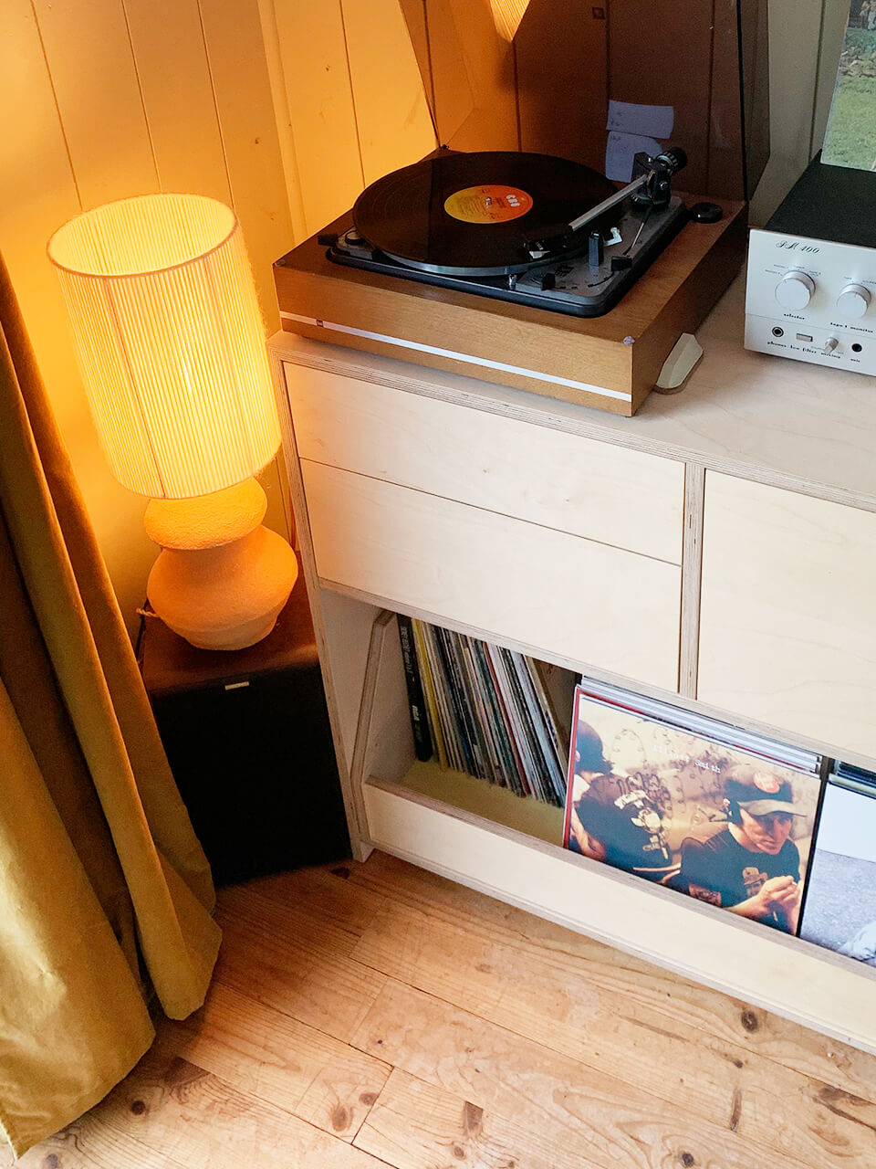 Lampe de table<br> Grès roux <br> VENDU
