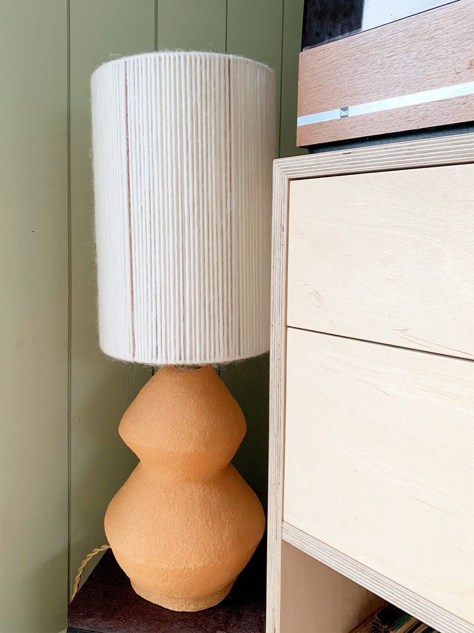 Lampe de table<br> Grès roux <br> VENDU